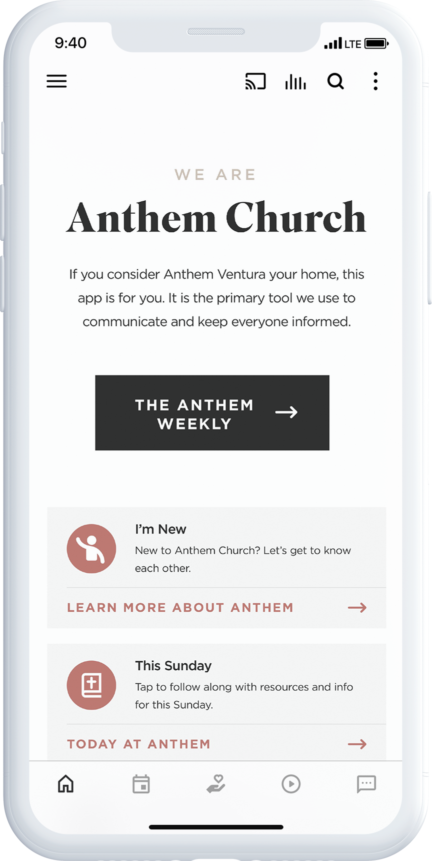 Engagement platform for the church